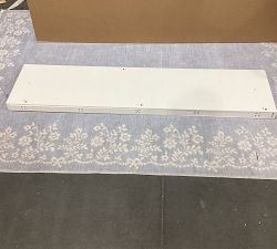 Open Box: Brighton Floating Wood Shelf (14"D x 60"W) - Bright White