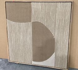 Open Box: Geometric Fabric Wall Art