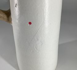 Open Box: Handcrafted Arquette Pitcher, Medium (14"H) - White