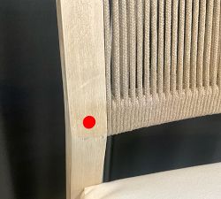 Open Box: Indio Coastal Barstool with High Performance Cushion Covers (30") - Natural Canvas, Biscotti &amp; Oat Rope