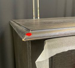 Open Box: Joselyn 6-Drawer Dresser (77") - Smoked Black Oak