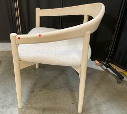 Open Box: Laguna Dining Chair - Performance Boucle Oatmeal, Sand Dune