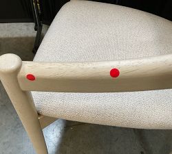 Open Box: Laguna Dining Chair - Performance Boucle Oatmeal, Sand Dune