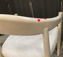 Open Box: Laguna Dining Chair - Performance Boucle Oatmeal, Sand Dune