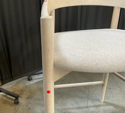 Open Box: Laguna Upholstered Counter Stool (24") - Sand Dune, Performance Boucle Oatmeal