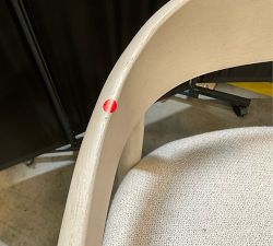 Open Box: Laguna Upholstered Counter Stool (24") - Sand Dune, Performance Boucle Oatmeal