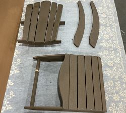 Open Box: Pottery Barn Adirondack x Polywood Rocking Chair - Vintage Sahara