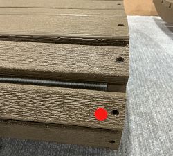 Open Box: Pottery Barn Adirondack x Polywood Rocking Chair - Vintage Sahara