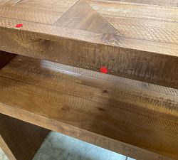 Open Box: Reclaimed Parquet Console Table (52") - Nantucket Brown