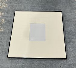 Open Box: Stowe Modern Metal Frame, 25"x25" (8"x10" Opening) - Black