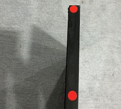 Open Box: Stowe Modern Metal Frame, 25"x25" (8"x10" Opening) - Black