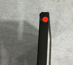 Open Box: Stowe Modern Metal Frame, 25"x25" (8"x10" Opening) - Black