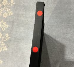 Open Box: Stowe Modern Metal Frame, 25"x25" (8"x10" Opening) - Black