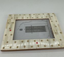 Open Box: Wasma Bone And Brass Frame (5" x 7")