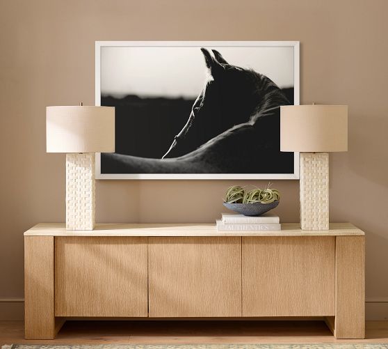 Horse Silhouette Framed Print