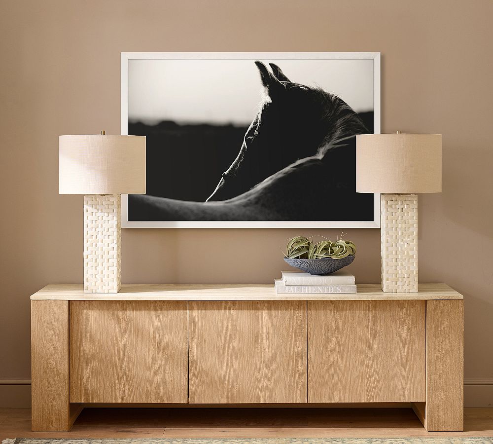 Horse Silhouette Framed Print by Pottery Barn