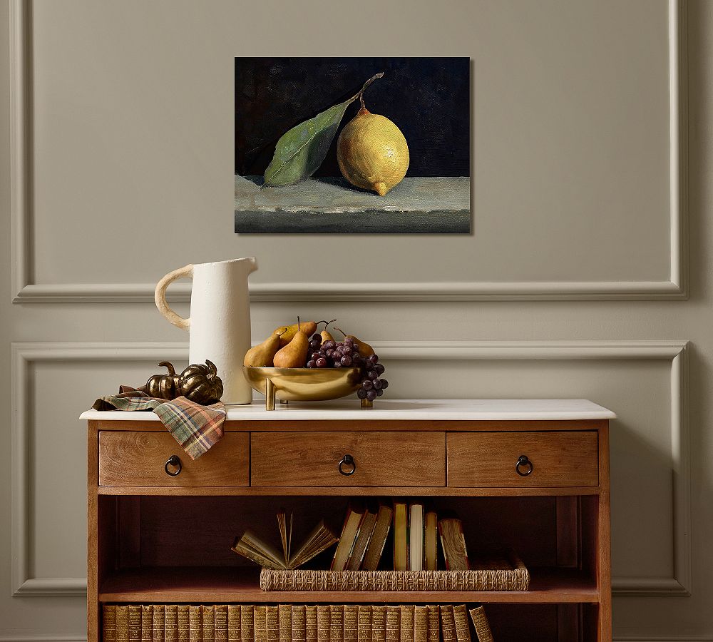 Lemon Still Life Framed Canvas by Pottery Barn