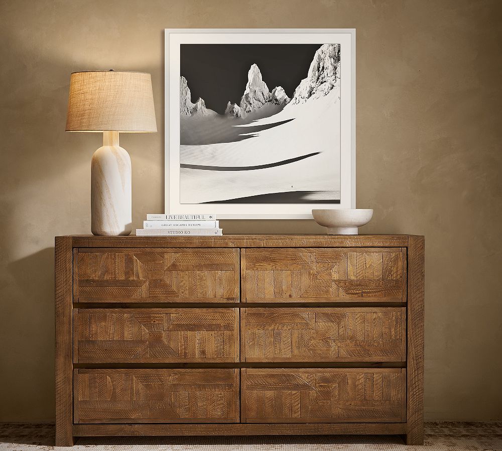 Mountain Skyscrapers Framed Print by Pottery Barn