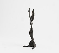 Open Box: Sculpted Bunny, Medium - Bronze