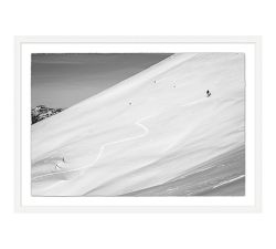 Independent Skier Framed Print