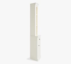 Aubrey Corner Bookcase with Cabinet (28.5")​