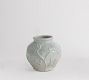 Floral Dusty Blue Vase