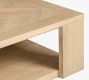 Blair Herringbone Rectangular Grand Coffee Table (60")