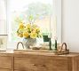 Floral Dusty Blue Vase
