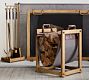 Industrial Fireplace Log Holder