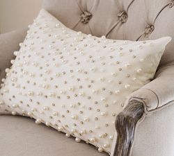 LoveShackFancy Pearl Lumbar Pillow Cover