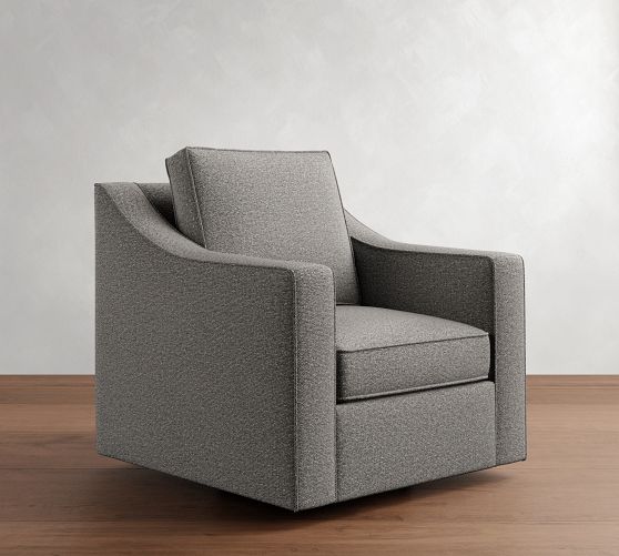 Cameron Slope Arm Swivel Chair by Pottery Barn