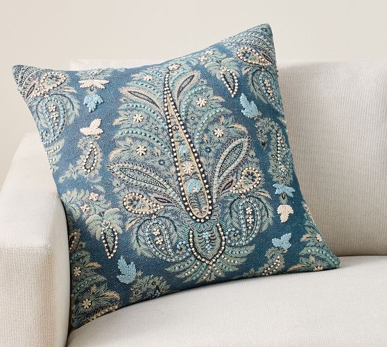 Harper Embroidered Pillow Cover