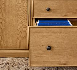 Hartford Peninsula Desk with Storage (68&rdquo;)