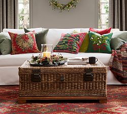 Woven Rattan Trunk (44")