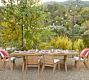 Get the Look: Modern Farmhouse Extendable Outdoor Dining Table (94"-112") + Chair Set