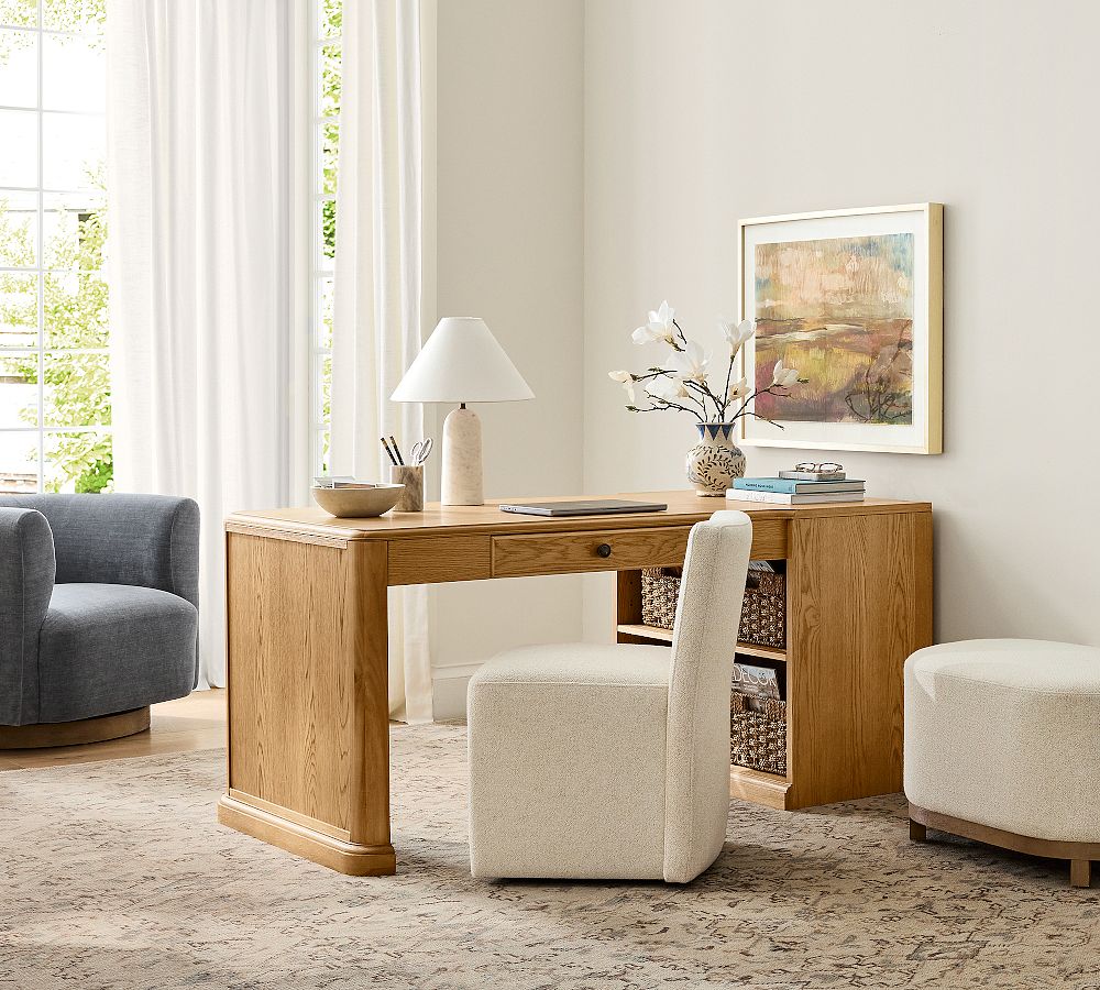 Hartford Peninsula Desk (67") by Pottery Barn