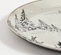 Rustic Forest Stoneware Oval Platter