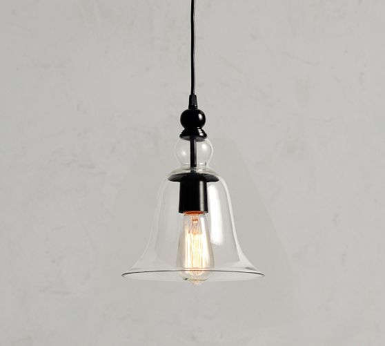 Rustic Glass Indoor/Outdoor Pendant (9"-14")