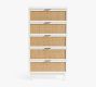 Westly Cane 5-Drawer Tall Dresser (26")