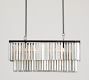 Astrid Capiz Rectangular Chandelier (37")