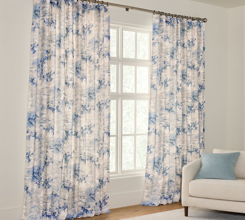 Jardin Toile Curtain by Pottery Barn