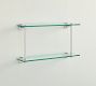 Sansome Glass Double Shelf (24")