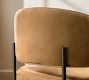 Baldwin Leather Metal Stool