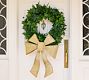 Lit Burlap Bow
