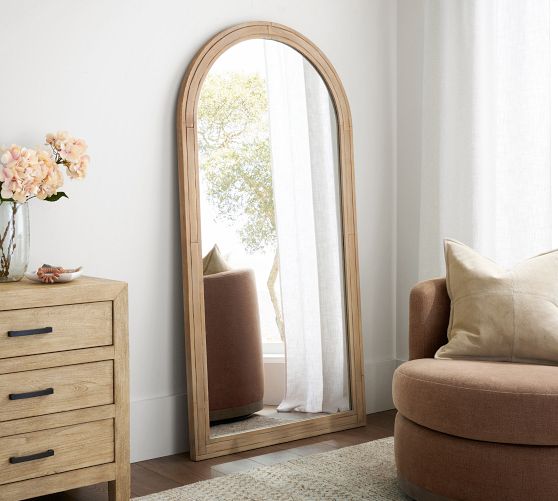Field Wood Arch Mirror