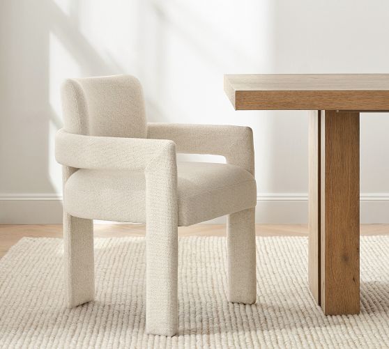 Modern Farmhouse Fully Upholstered Armchair by Pottery Barn