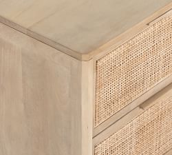 Dolores 6-Drawer Cane Dresser (58")