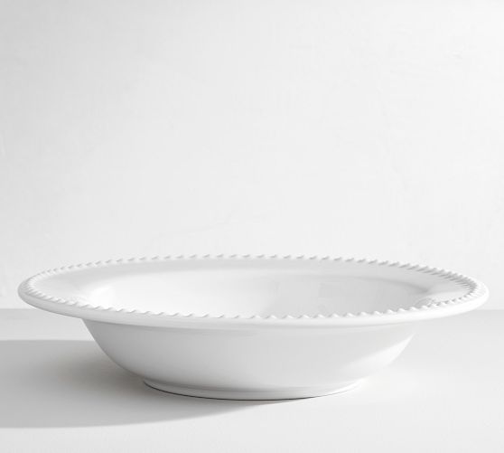 Emma Beaded Stoneware Soup Bowls - Set of 4