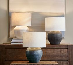 Faris Ceramic Table Lamp (16"-23")