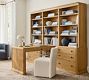 Hartford Peninsula Desk with File Cabinet (104")